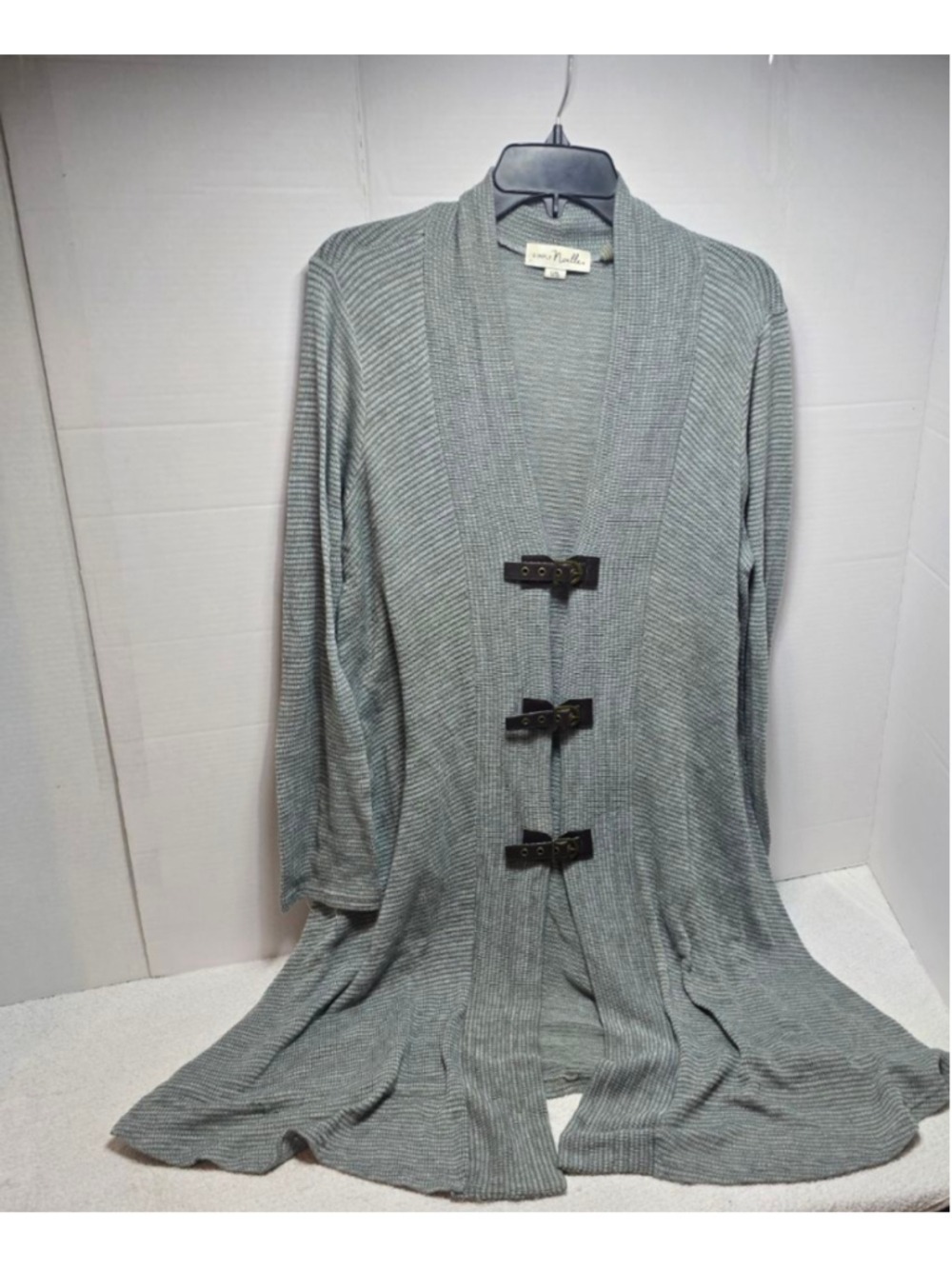Women's Simply Noelle Gray Cardigan L
